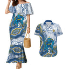 Parramatta Eels NAIDOC Week 2026 Couples Matching Mermaid Dress and Hawaiian Shirt First Nations of Australia Aboriginal Mascot Rugby