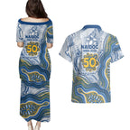Parramatta Eels NAIDOC Week 2026 Couples Matching Puletasi and Hawaiian Shirt First Nations of Australia Aboriginal Mascot Rugby