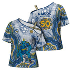 Parramatta Eels NAIDOC Week 2026 Cross Shoulder Shirt First Nations of Australia Aboriginal Mascot Rugby