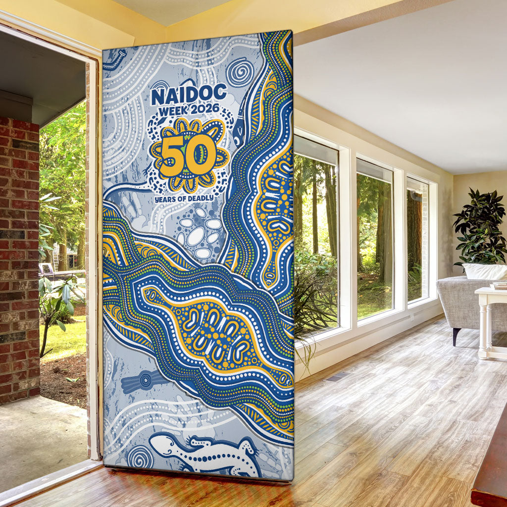 Parramatta Eels NAIDOC Week 2026 Door Cover First Nations of Australia Aboriginal Mascot Rugby