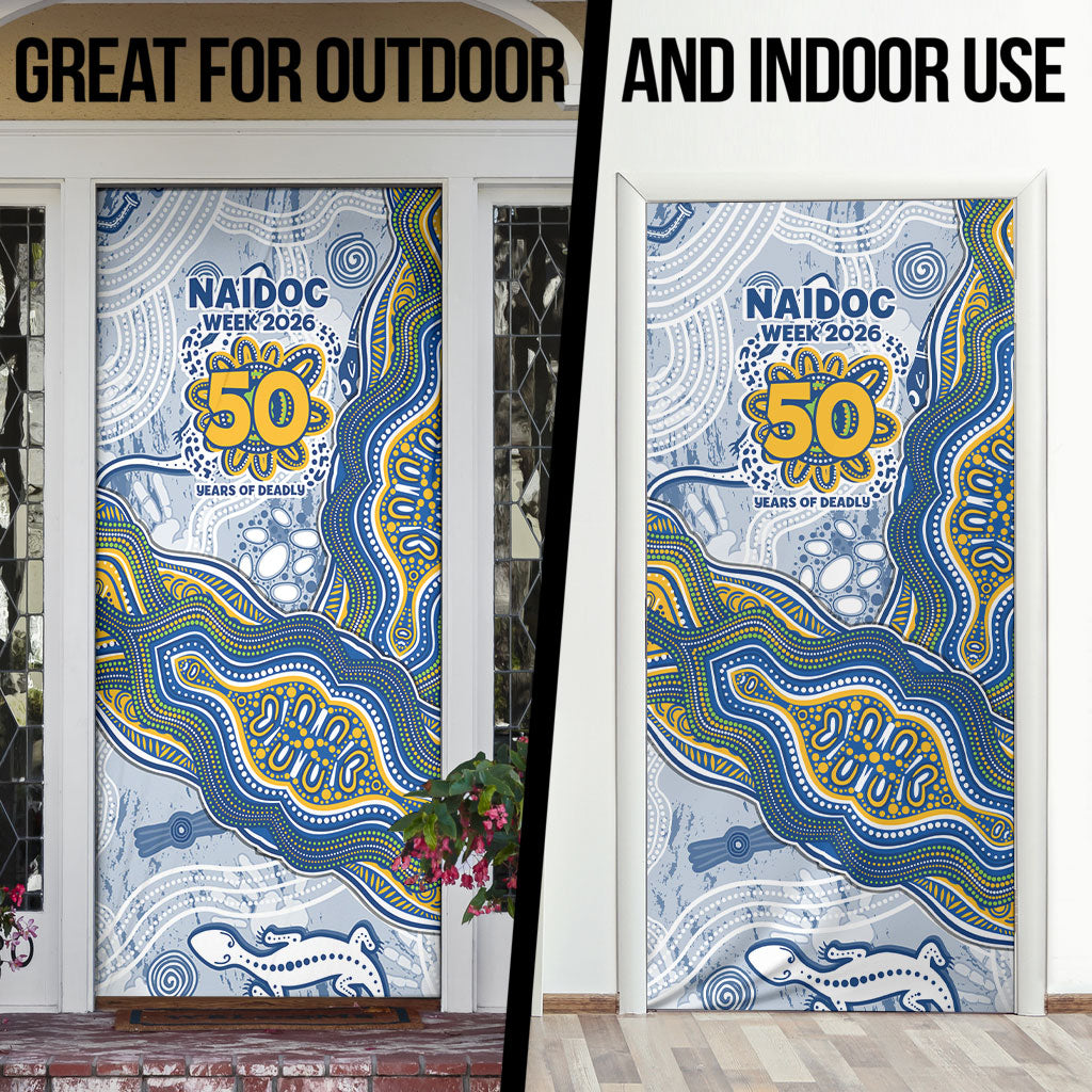 Parramatta Eels NAIDOC Week 2026 Door Cover First Nations of Australia Aboriginal Mascot Rugby