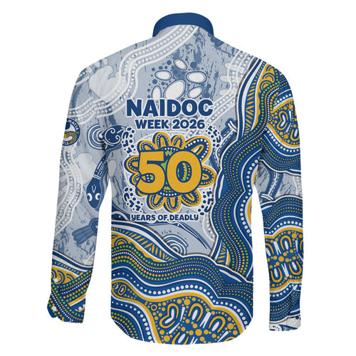 Parramatta Eels NAIDOC Week 2026 Family Matching Mermaid Dress and Hawaiian Shirt First Nations of Australia Aboriginal Mascot Rugby