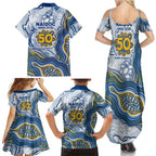 Parramatta Eels NAIDOC Week 2026 Family Matching Summer Maxi Dress and Hawaiian Shirt First Nations of Australia Aboriginal Mascot Rugby