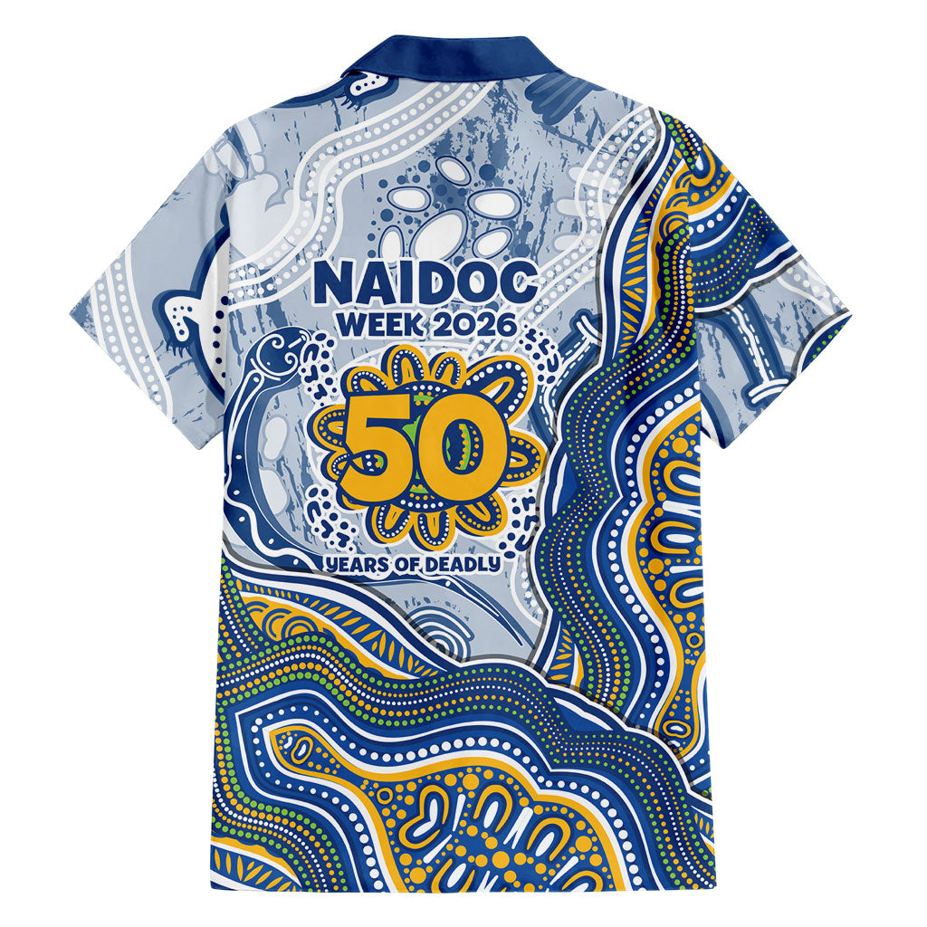 Parramatta Eels NAIDOC Week 2026 Family Matching Summer Maxi Dress and Hawaiian Shirt First Nations of Australia Aboriginal Mascot Rugby