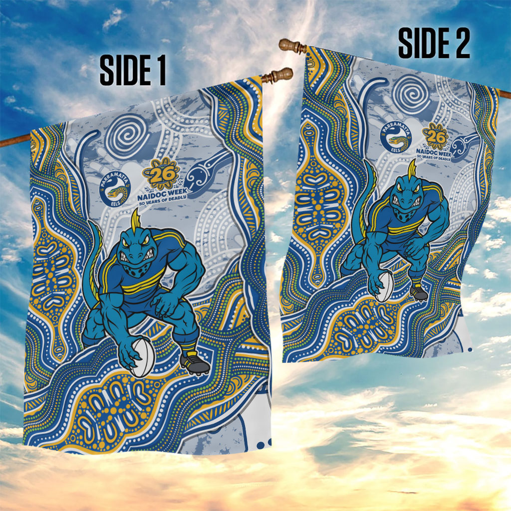 Parramatta Eels NAIDOC Week 2026 Garden Flag First Nations of Australia Aboriginal Mascot Rugby