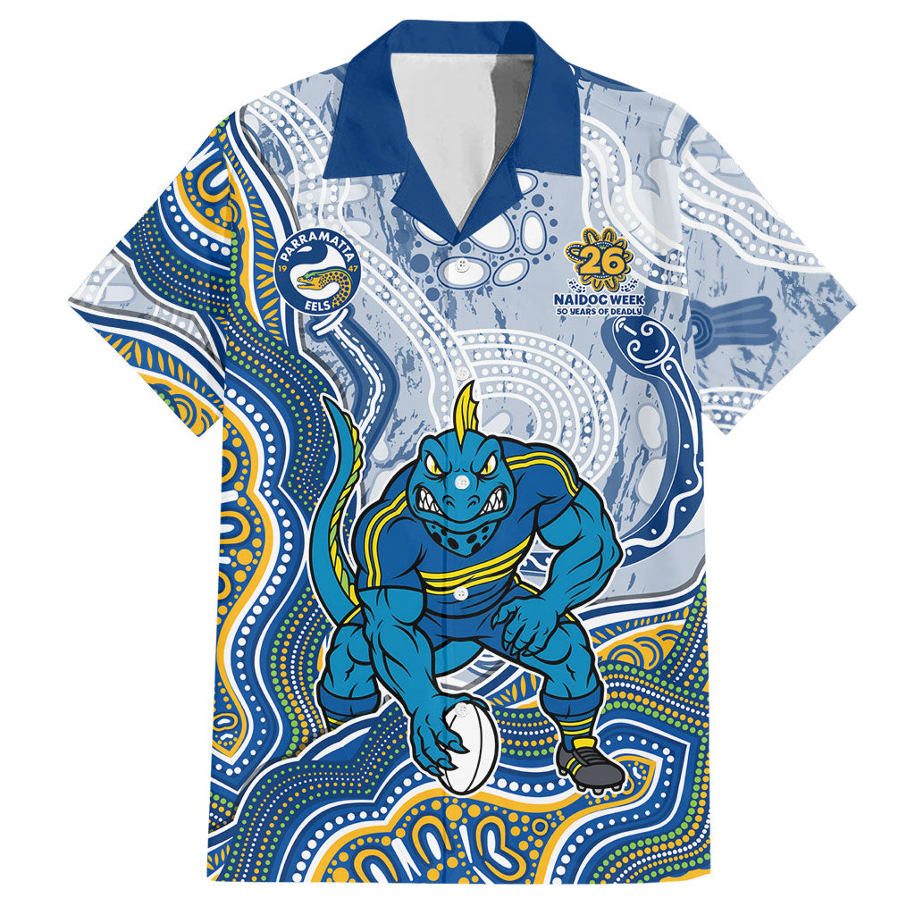 Parramatta Eels NAIDOC Week 2026 Hawaiian Shirt First Nations of Australia Aboriginal Mascot Rugby