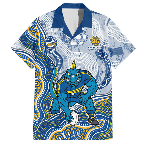 Parramatta Eels NAIDOC Week 2026 Hawaiian Shirt First Nations of Australia Aboriginal Mascot Rugby