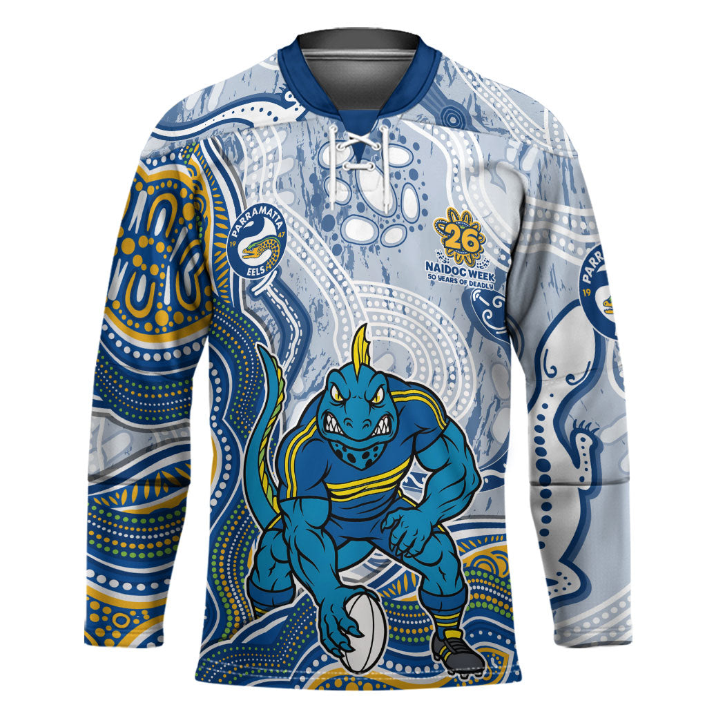 Parramatta Eels NAIDOC Week 2026 Hockey Jersey First Nations of Australia Aboriginal Mascot Rugby