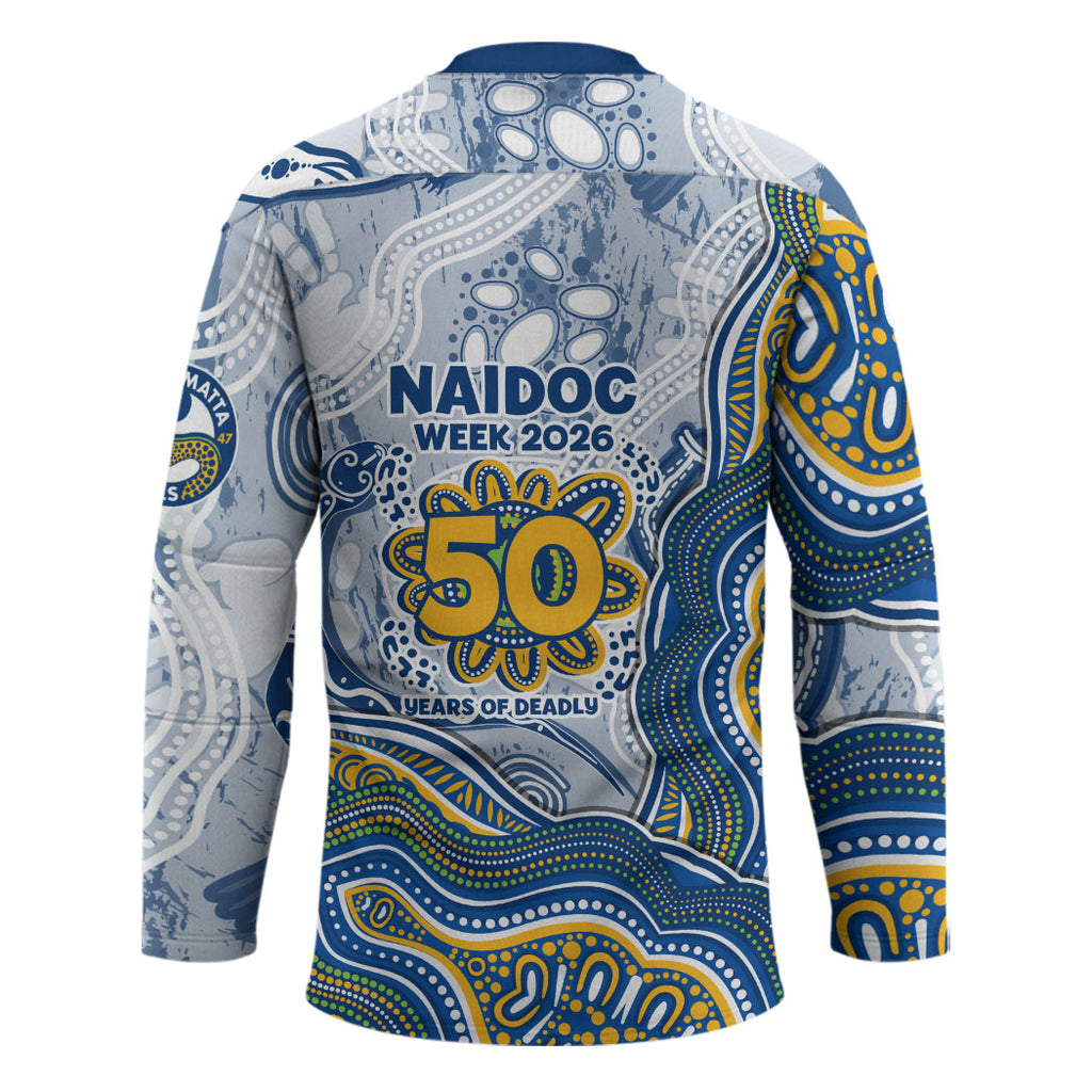 Parramatta Eels NAIDOC Week 2026 Hockey Jersey First Nations of Australia Aboriginal Mascot Rugby