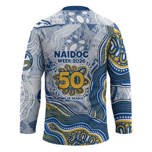 Parramatta Eels NAIDOC Week 2026 Hockey Jersey First Nations of Australia Aboriginal Mascot Rugby