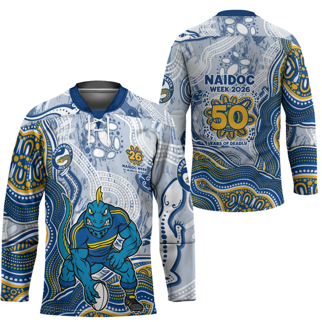 Parramatta Eels NAIDOC Week 2026 Hockey Jersey First Nations of Australia Aboriginal Mascot Rugby