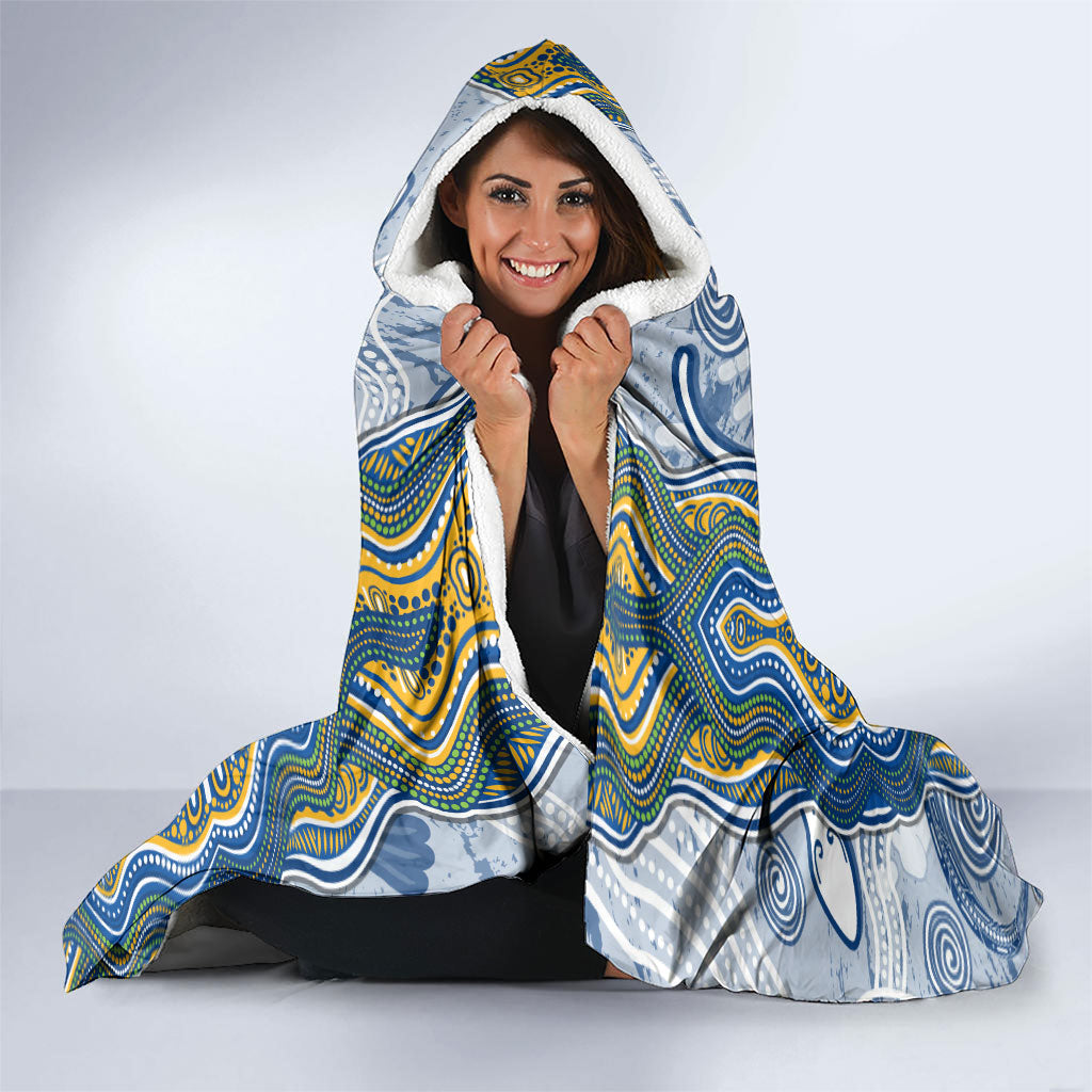 Parramatta Eels NAIDOC Week 2026 Hooded Blanket First Nations of Australia Aboriginal Mascot Rugby