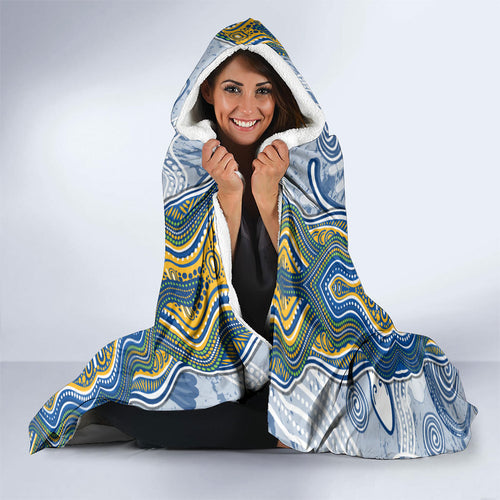 Parramatta Eels NAIDOC Week 2026 Hooded Blanket First Nations of Australia Aboriginal Mascot Rugby