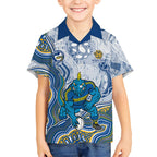 Parramatta Eels NAIDOC Week 2026 Kid Hawaiian Shirt First Nations of Australia Aboriginal Mascot Rugby
