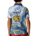 Parramatta Eels NAIDOC Week 2026 Kid Polo Shirt First Nations of Australia Aboriginal Mascot Rugby