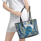 Parramatta Eels NAIDOC Week 2026 Leather Tote Bag First Nations of Australia Aboriginal Mascot Rugby