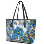 Parramatta Eels NAIDOC Week 2026 Leather Tote Bag First Nations of Australia Aboriginal Mascot Rugby