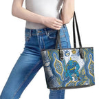Parramatta Eels NAIDOC Week 2026 Leather Tote Bag First Nations of Australia Aboriginal Mascot Rugby