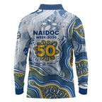 Parramatta Eels NAIDOC Week 2026 Long Sleeve Polo Shirt First Nations of Australia Aboriginal Mascot Rugby