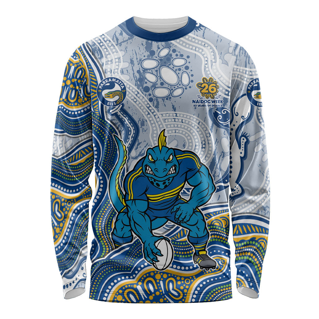 Parramatta Eels NAIDOC Week 2026 Long Sleeve Shirt First Nations of Australia Aboriginal Mascot Rugby