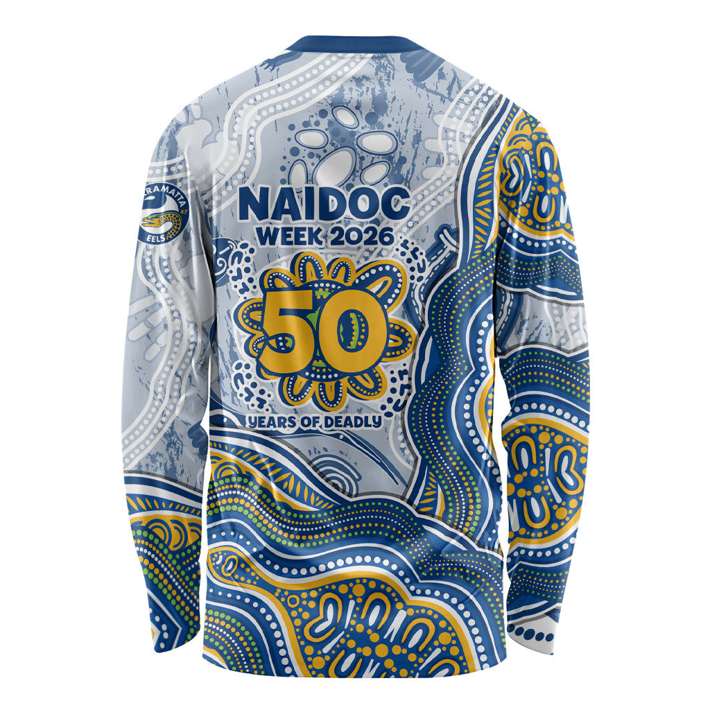 Parramatta Eels NAIDOC Week 2026 Long Sleeve Shirt First Nations of Australia Aboriginal Mascot Rugby