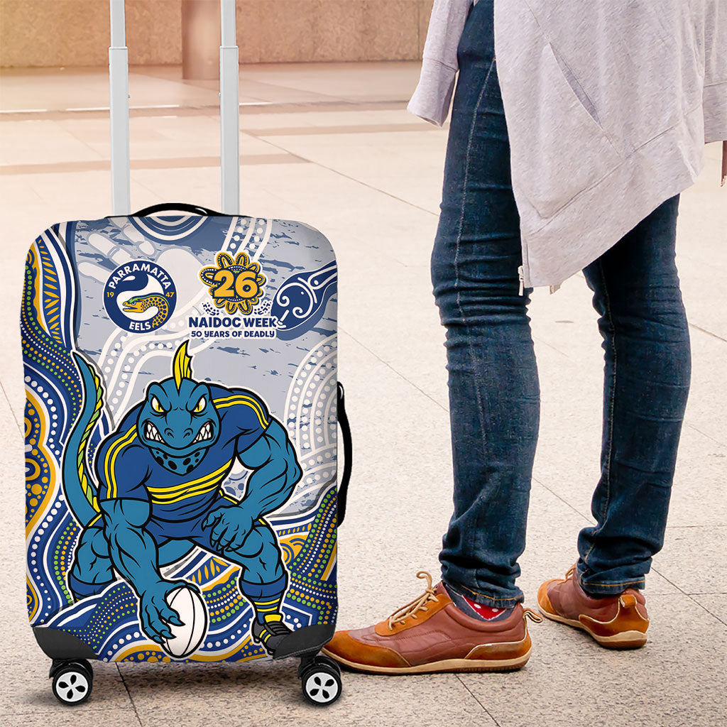 Parramatta Eels NAIDOC Week 2026 Luggage Cover First Nations of Australia Aboriginal Mascot Rugby