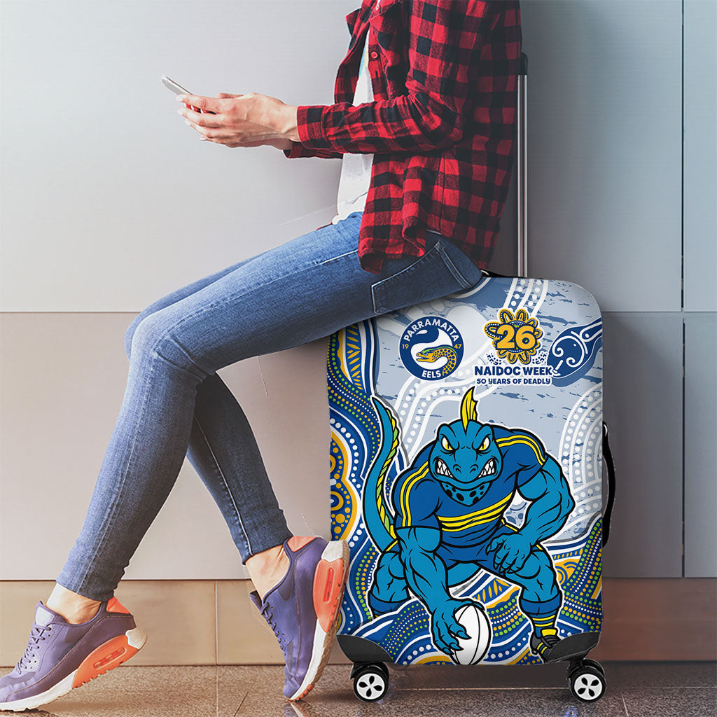Parramatta Eels NAIDOC Week 2026 Luggage Cover First Nations of Australia Aboriginal Mascot Rugby