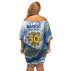 Parramatta Eels NAIDOC Week 2026 Off Shoulder Short Dress First Nations of Australia Aboriginal Mascot Rugby