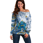 Parramatta Eels NAIDOC Week 2026 Off Shoulder Sweater First Nations of Australia Aboriginal Mascot Rugby