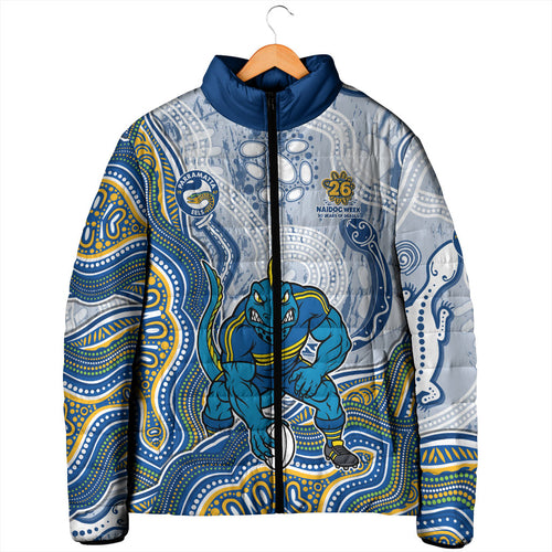 Parramatta Eels NAIDOC Week 2026 Padded Jacket First Nations of Australia Aboriginal Mascot Rugby
