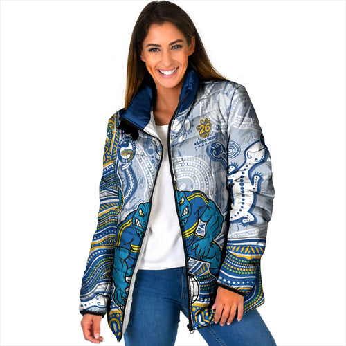 Parramatta Eels NAIDOC Week 2026 Padded Jacket First Nations of Australia Aboriginal Mascot Rugby