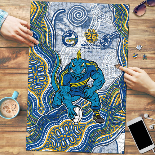 Parramatta Eels NAIDOC Week 2026 Puzzle First Nations of Australia Aboriginal Mascot Rugby