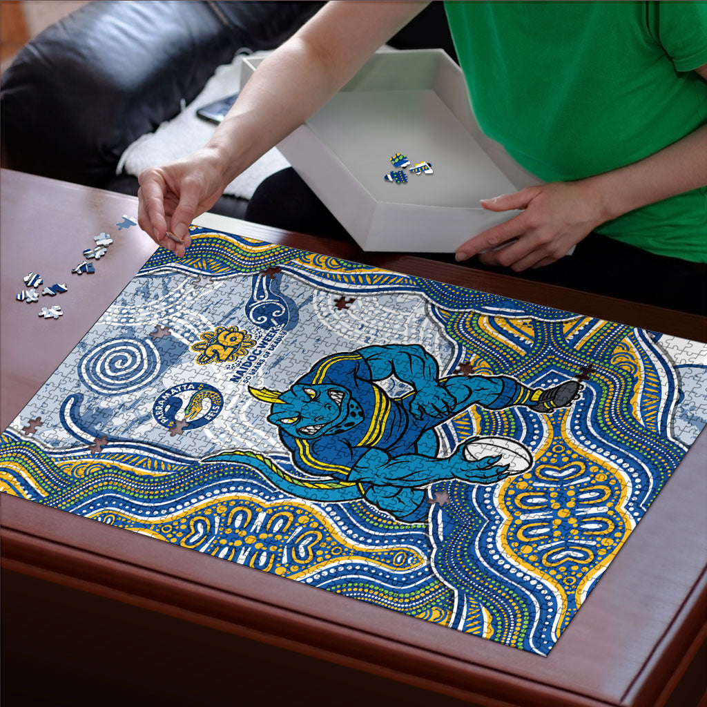 Parramatta Eels NAIDOC Week 2026 Puzzle First Nations of Australia Aboriginal Mascot Rugby