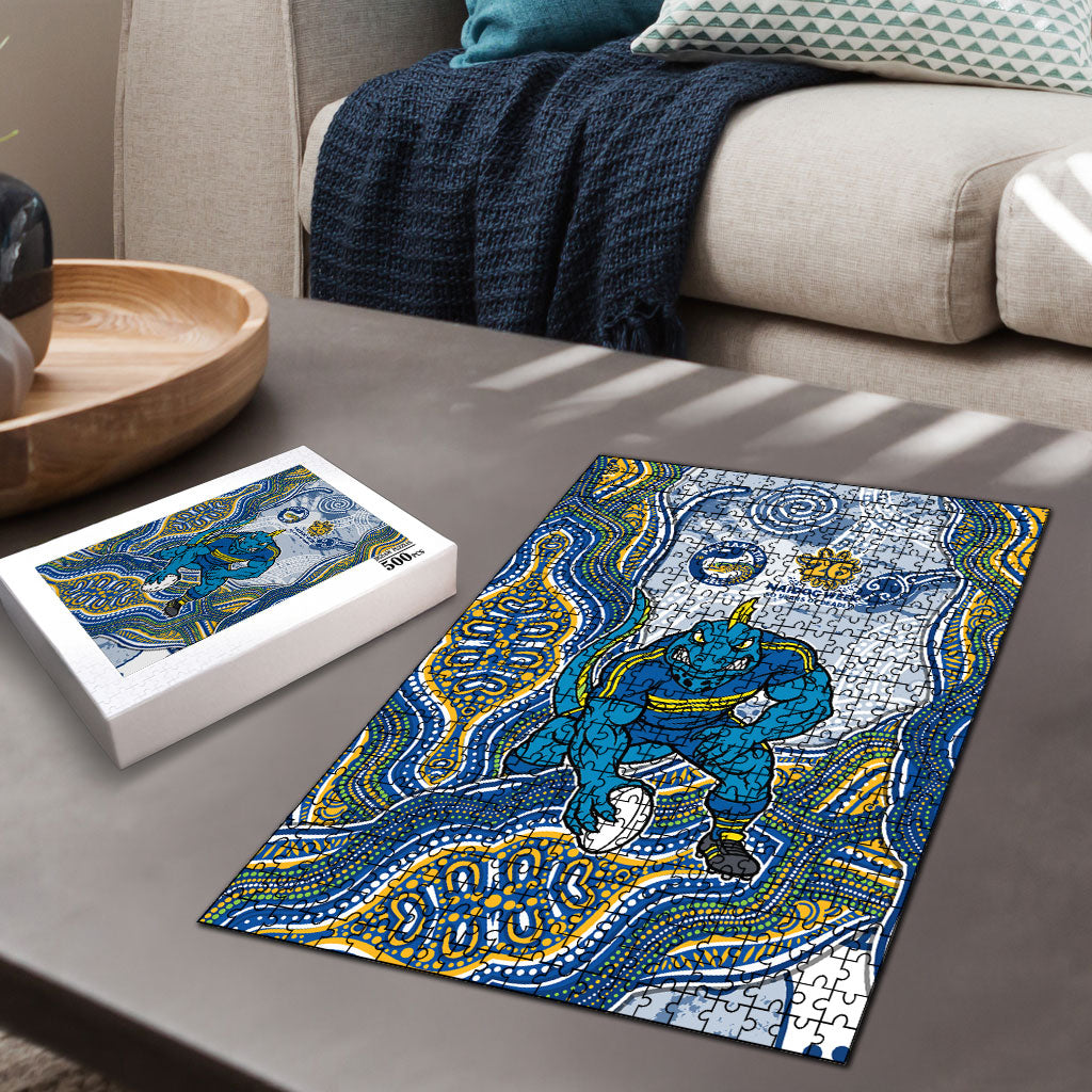Parramatta Eels NAIDOC Week 2026 Puzzle First Nations of Australia Aboriginal Mascot Rugby