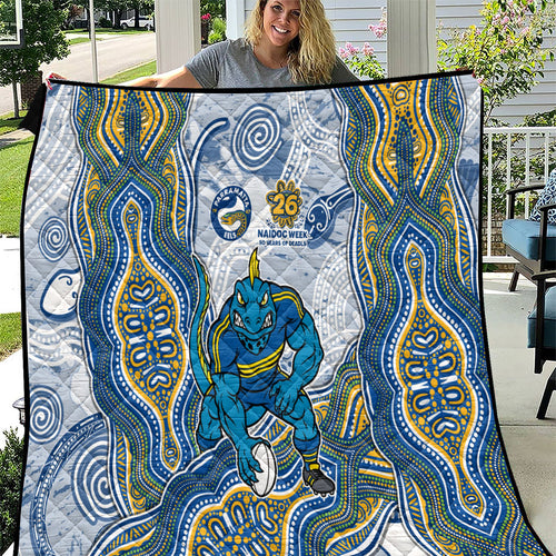 Parramatta Eels NAIDOC Week 2026 Quilt First Nations of Australia Aboriginal Mascot Rugby