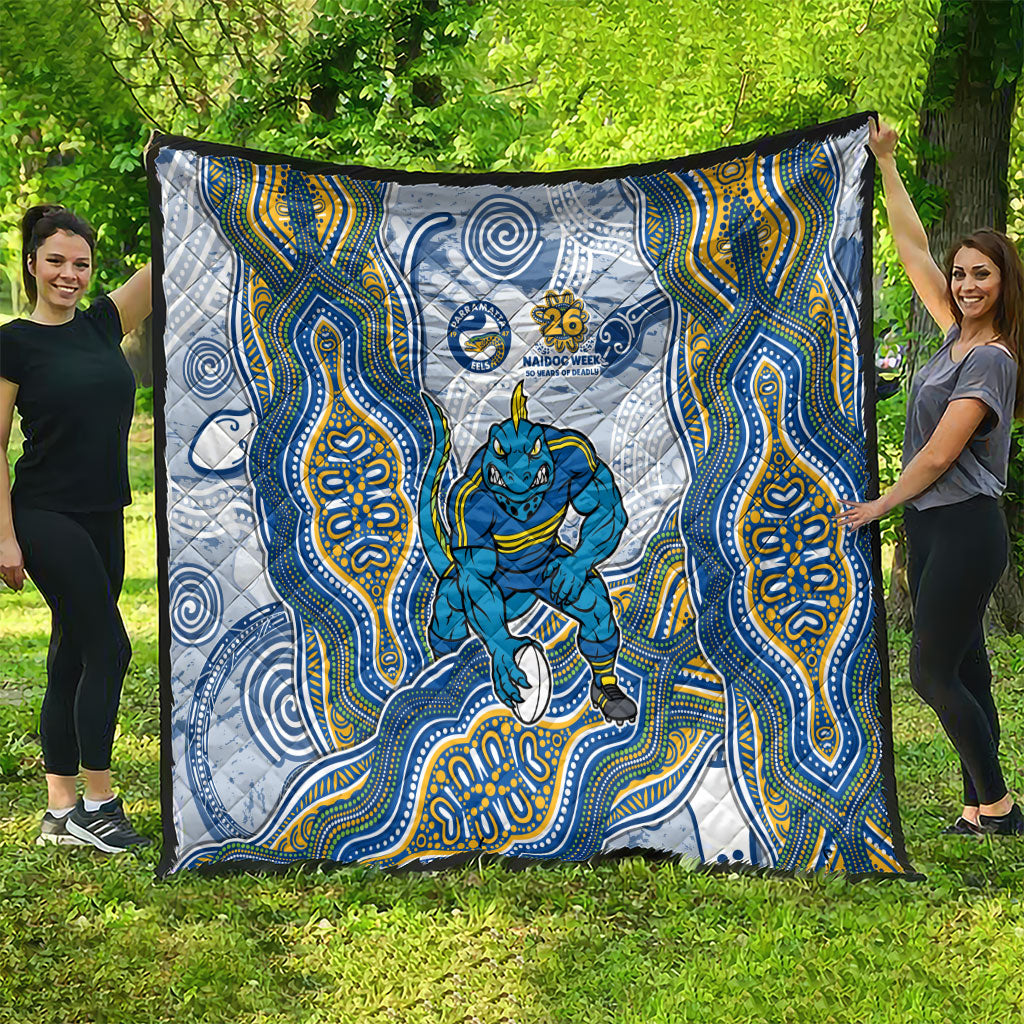 Parramatta Eels NAIDOC Week 2026 Quilt First Nations of Australia Aboriginal Mascot Rugby