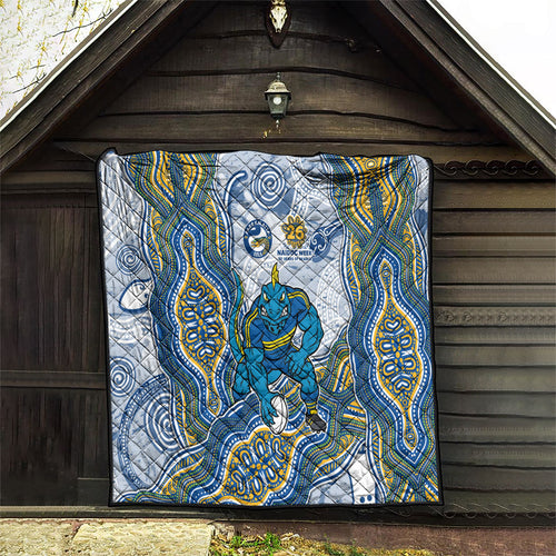 Parramatta Eels NAIDOC Week 2026 Quilt First Nations of Australia Aboriginal Mascot Rugby
