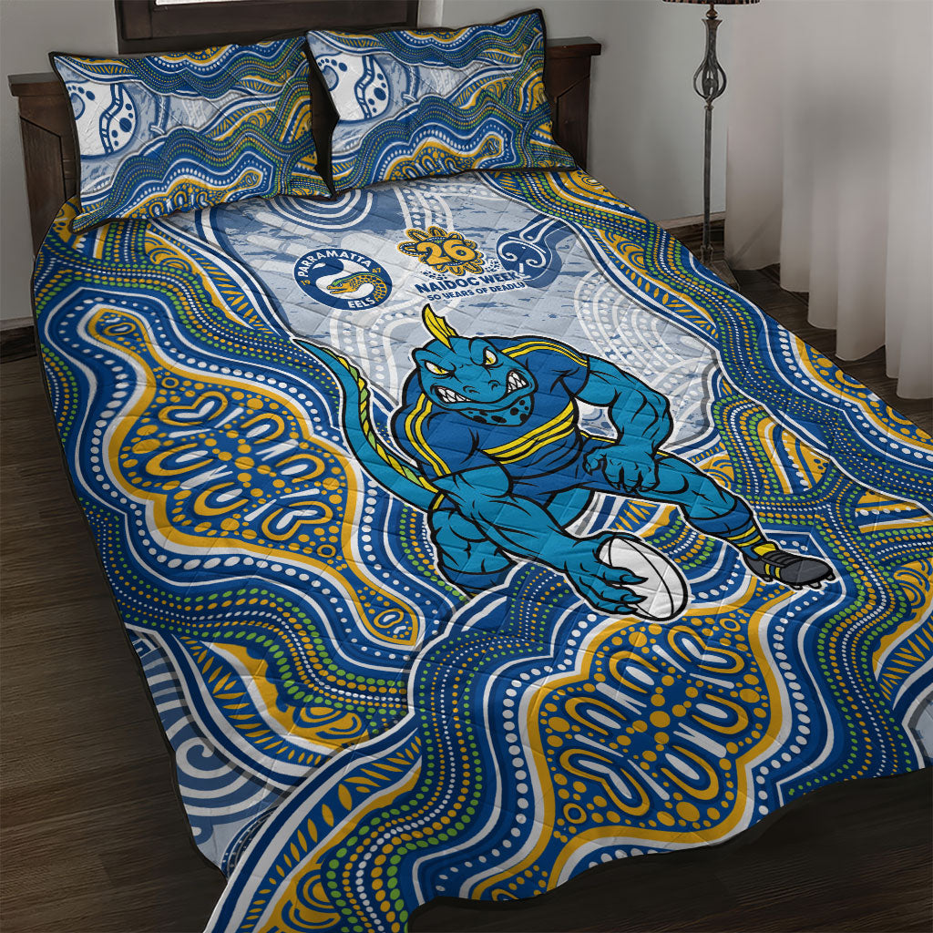 Parramatta Eels NAIDOC Week 2026 Quilt Bed Set First Nations of Australia Aboriginal Mascot Rugby