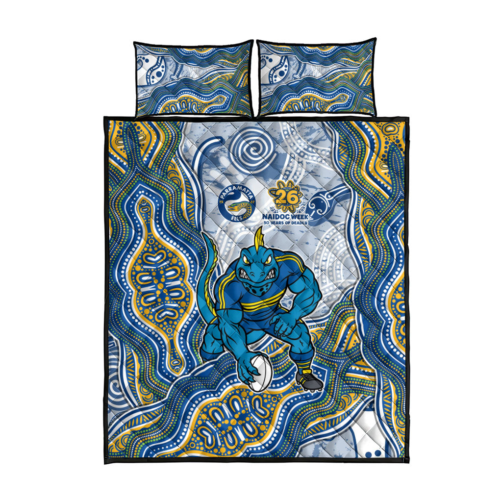 Parramatta Eels NAIDOC Week 2026 Quilt Bed Set First Nations of Australia Aboriginal Mascot Rugby