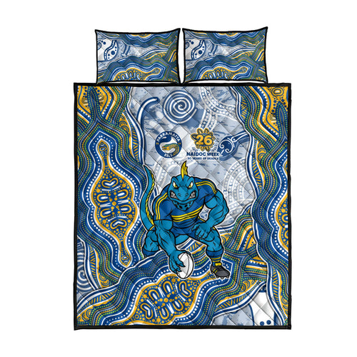Parramatta Eels NAIDOC Week 2026 Quilt Bed Set First Nations of Australia Aboriginal Mascot Rugby