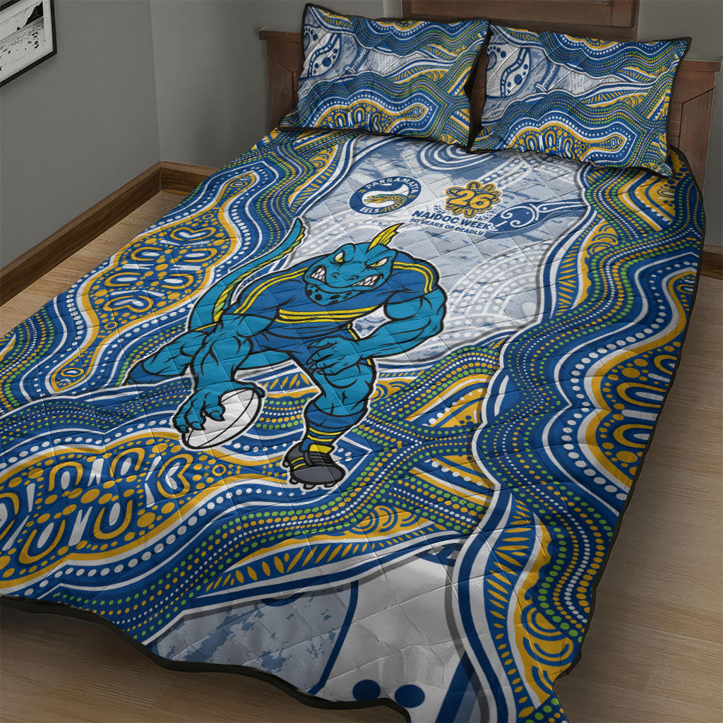 Parramatta Eels NAIDOC Week 2026 Quilt Bed Set First Nations of Australia Aboriginal Mascot Rugby