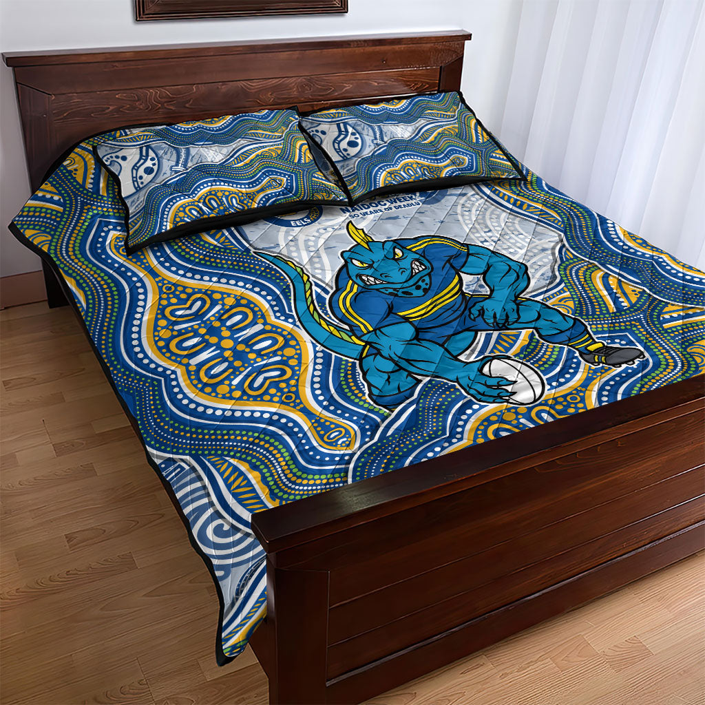 Parramatta Eels NAIDOC Week 2026 Quilt Bed Set First Nations of Australia Aboriginal Mascot Rugby