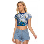 Parramatta Eels NAIDOC Week 2026 Raglan Cropped T Shirt First Nations of Australia Aboriginal Mascot Rugby