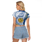 Parramatta Eels NAIDOC Week 2026 Raglan Cropped T Shirt First Nations of Australia Aboriginal Mascot Rugby