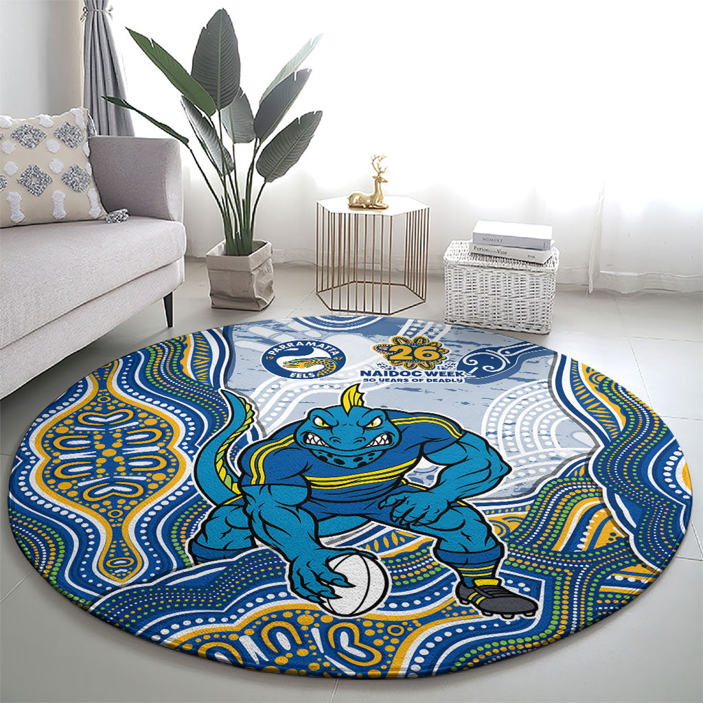 Parramatta Eels NAIDOC Week 2026 Round Carpet First Nations of Australia Aboriginal Mascot Rugby