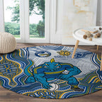 Parramatta Eels NAIDOC Week 2026 Round Carpet First Nations of Australia Aboriginal Mascot Rugby
