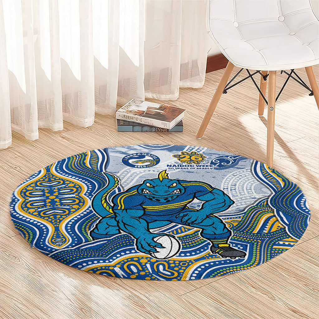 Parramatta Eels NAIDOC Week 2026 Round Carpet First Nations of Australia Aboriginal Mascot Rugby