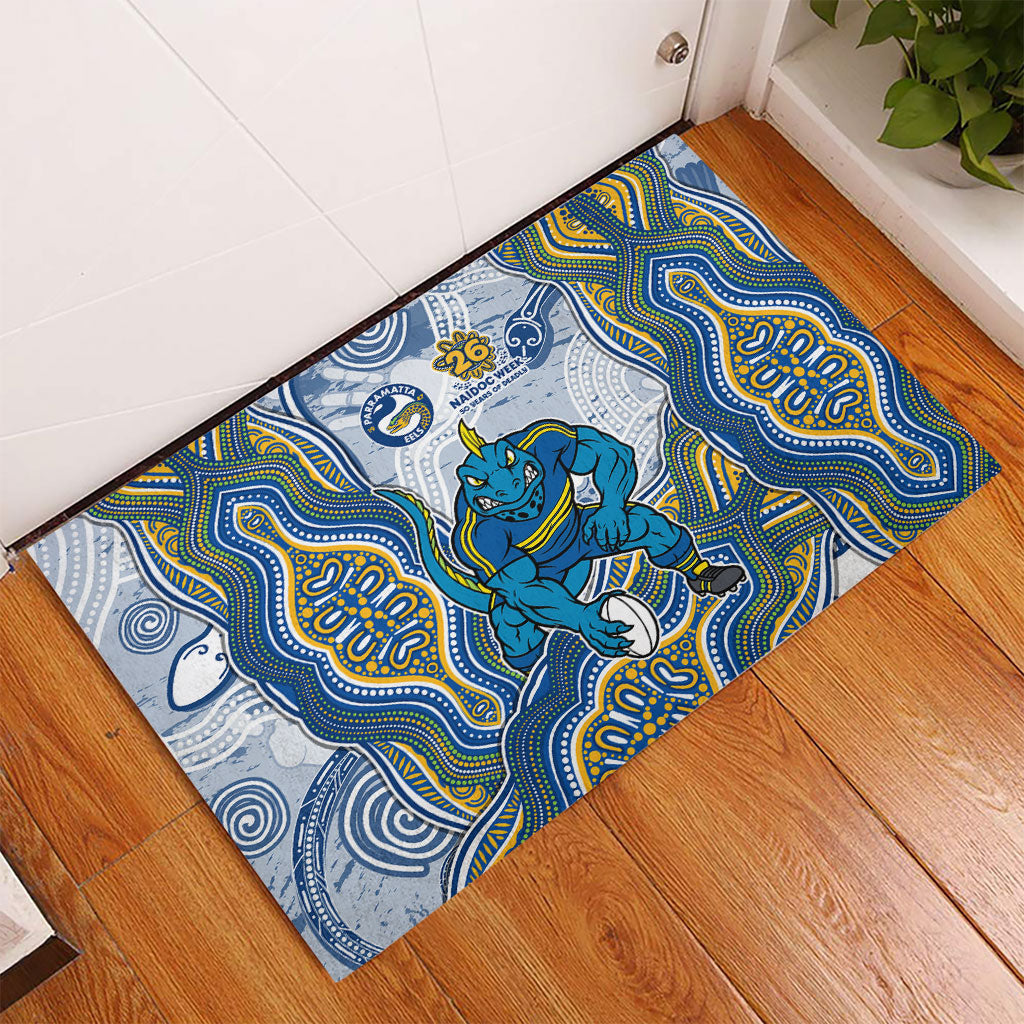 Parramatta Eels NAIDOC Week 2026 Rubber Doormat First Nations of Australia Aboriginal Mascot Rugby