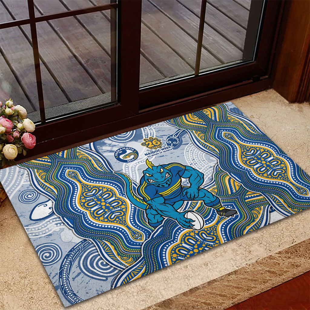 Parramatta Eels NAIDOC Week 2026 Rubber Doormat First Nations of Australia Aboriginal Mascot Rugby
