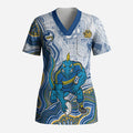 Parramatta Eels NAIDOC Week 2026 Scrub Top First Nations of Australia Aboriginal Mascot Rugby